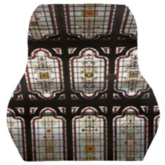 Stained Glass Window Repeat Car Seat Back Cushion  by Pakrebo