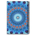 Rose Kaleidoscope Art Pattern 5.5  x 8.5  Notebook View2