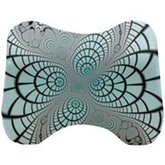 Digital Art Fractal Abstract Head Support Cushion by Pakrebo