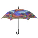 Swirl Vortex Emoji Cyclone Motion Hook Handle Umbrellas (Small) View3
