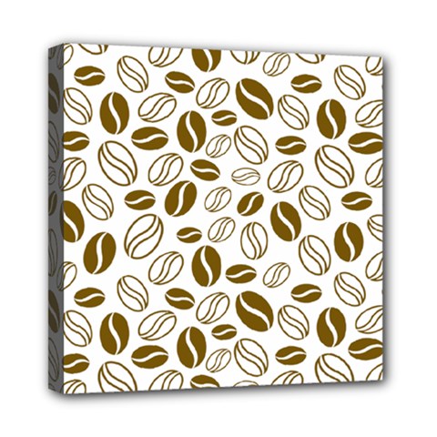 Coffee Beans Vector Mini Canvas 8  X 8  (stretched) by Mariart