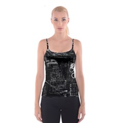 Grunde Spaghetti Strap Top by LalaChandra