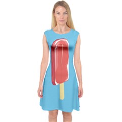 Ice Cream Capsleeve Midi Dress by Mariart