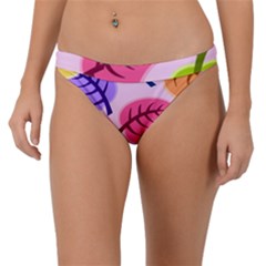 Leaves Background Beautiful Band Bikini Bottom by Mariart