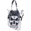 Kerchief Human Skull Shoulder Tote Bag View2