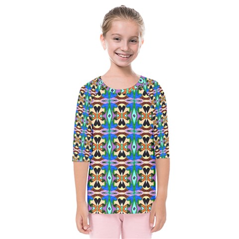 Ml 34 Kids  Quarter Sleeve Raglan Tee by ArtworkByPatrick