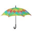 Low Poly Triangles Hook Handle Umbrellas (Small) View3