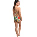 Fabric Cloth Textile Clothing High Waist Tankini Set View2