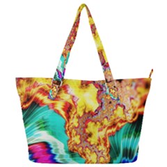 Fractal Mandelbrot Art Wallpaper Full Print Shoulder Bag by Pakrebo