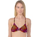 Mosaic Structure Pattern Background Reversible Tri Bikini Top View1
