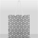 Ornamental Checkerboard Full Print Rope Handle Tote (Large) View1
