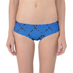 Pattern Structure Background Blue Classic Bikini Bottoms by Pakrebo