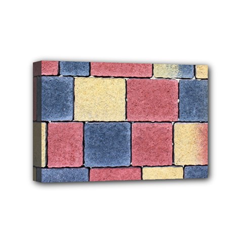 Model Mosaic Wallpaper Texture Mini Canvas 6  X 4  (stretched) by Pakrebo