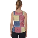 Model Mosaic Wallpaper Texture Velvet Tank Top View2