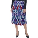 Art Artistic Ceramic Colorful Classic Velour Midi Skirt  View1