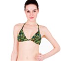 Mosaic Tile Art Ceramic Colorful Bikini Top View1