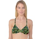 Mosaic Tile Art Ceramic Colorful Reversible Tri Bikini Top View1