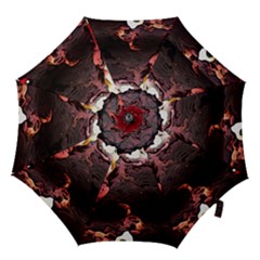 Texture Art Design Pattern Hook Handle Umbrellas (small) by Pakrebo