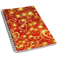 Pattern Valentine Heart Love 5 5  X 8 5  Notebook by Mariart