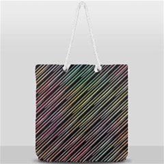 Pattern Abstract Desktop Fabric Full Print Rope Handle Tote (large) by Pakrebo