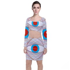 Line Art Geometric Design Line Top And Skirt Sets by Pakrebo