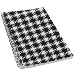 Square Diagonal Pattern 5 5  X 8 5  Notebook by Mariart