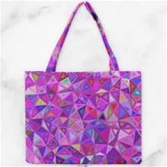 Pink Triangle Background Abstract Mini Tote Bag by Mariart