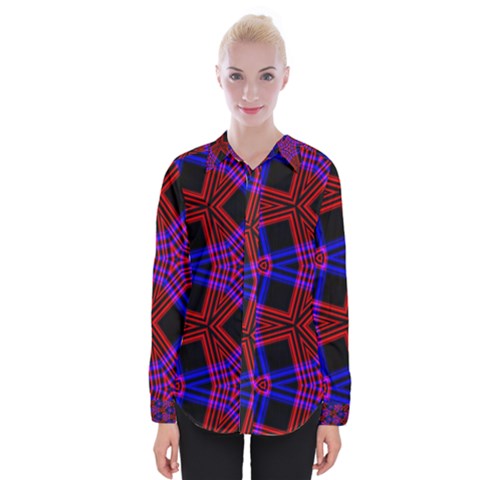 Pattern Line Womens Long Sleeve Shirt by Mariart