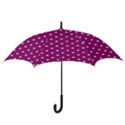 Polka Dots in Purple Hook Handle Umbrellas (Small) View3