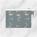 Florets in Grey Canvas Cosmetic Bag (Medium) View2