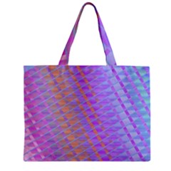 Diagonal Line Design Art Zipper Mini Tote Bag by LoolyElzayat