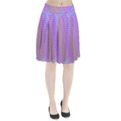 Diagonal Line Design Art Pleated Skirt by LoolyElzayat