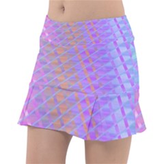 Diagonal Line Design Art Tennis Skirt by LoolyElzayat