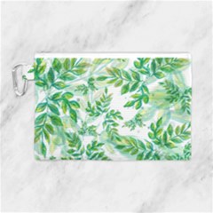 Tiny Tree Branches Canvas Cosmetic Bag (large) by WensdaiAmbrose