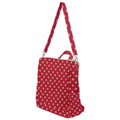 Red Hot Polka Dots Crossbody Backpack by WensdaiAmbrose