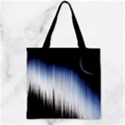 Spectrum And Moon Zipper Grocery Tote Bag View1