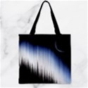 Spectrum And Moon Zipper Grocery Tote Bag View2