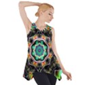 Fractal Chaos Symmetry Psychedelic Side Drop Tank Tunic View1