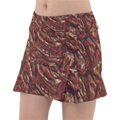 Background Structure Surface Tennis Skirt by Pakrebo