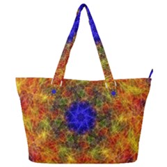 Background Image Tile Abstract Full Print Shoulder Bag by Pakrebo