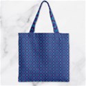 Background  Geometric Pattern Zipper Grocery Tote Bag View1