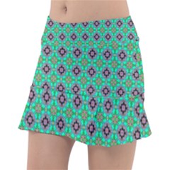 Background Image Structure Tennis Skirt by Pakrebo