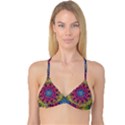 Background Fractals Surreal Design 3d Reversible Tri Bikini Top View1