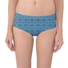 Background Image Pattern Mid-waist Bikini Bottoms by Pakrebo