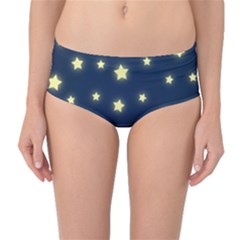Twinkle Mid-waist Bikini Bottoms by WensdaiAmbrose