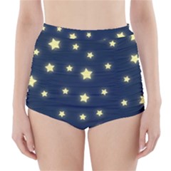 Twinkle High-waisted Bikini Bottoms by WensdaiAmbrose