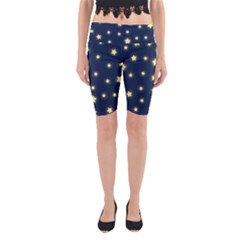 Twinkle Yoga Cropped Leggings by WensdaiAmbrose