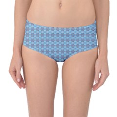 Kaleidoscope Colorful Units Surreal Mid-waist Bikini Bottoms by Pakrebo