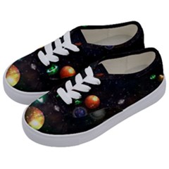Galactic Kids  Classic Low Top Sneakers by WensdaiAmbrose