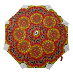 Pattern Button Logo Characters Hook Handle Umbrellas (small) by Pakrebo